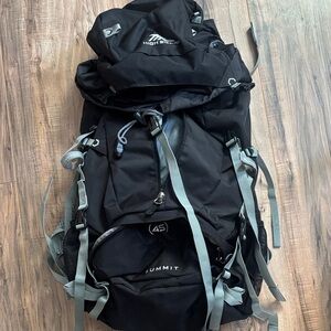 High Sierra Black and Gray Summit Backpack